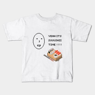 PIXEL ART SUSHI TIME FUNNY Kids T-Shirt